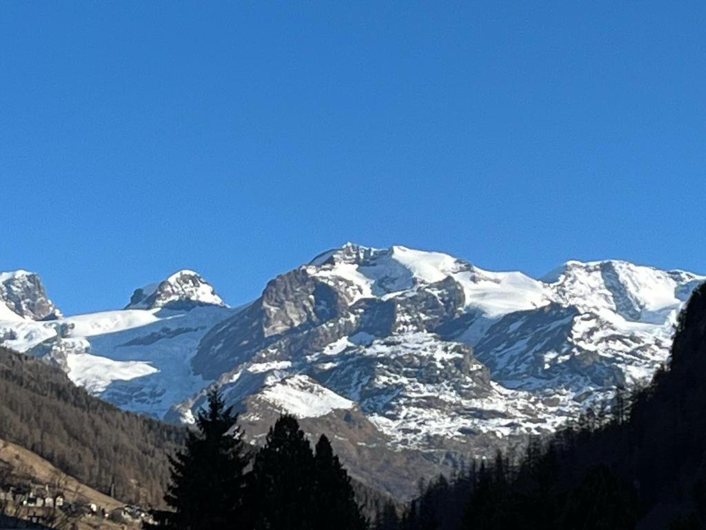 The Snow - Appartamento Panoramico Con Balcone Champoluc Eksteriør bilde